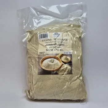 Farine Complete de Sésame Sans Gluten (دقيق السمسم بدون غلوتين)