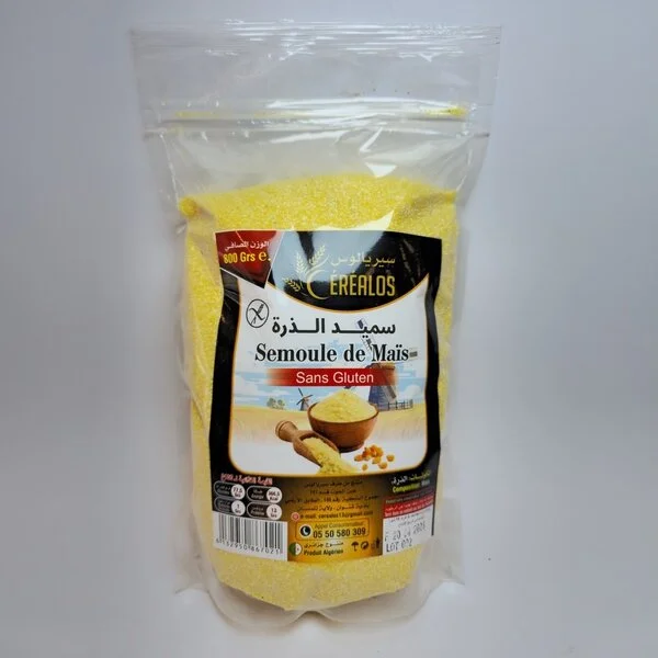 Semoule de Maïs Sans Gluten (سميد ذرة بدون غلوتين)